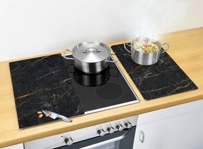 Edzett üveg tűzhely fedőlap szett 2 db-os 52x30 cm Marble – Allstar
