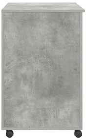 Beton Szürke Számítógépes Asztal Beton szürke Forgácslap Közepes
