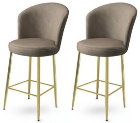 Alte Cappuccino és Gold bárszék szett, 2 db, 2 db