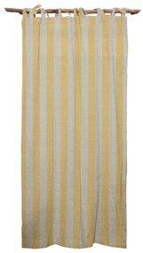 Cortina Hogar Yellow Stripes sárga függöny - Linen Couture