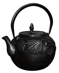 Matt fekete öntöttvas teáskanna szűrővel 800 ml Berlinger Haus Matte Black