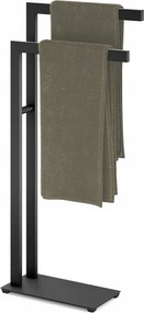 Zack Linea Szabadon álló Törölközőtartó Fekete