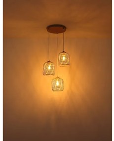 Globo 15965-3HR - DICHTI kábelcsillár 3xE27/40W/230V