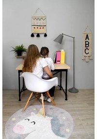 Mosható-kézi szövésű pamut gyerek szőnyeg ø100 cm Believe in Yourself – Lorena Canals