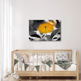 Egy sárga esernyő képe (90x60 cm)