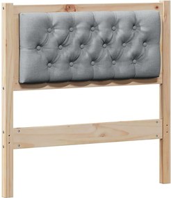 vidaXL Fejtámla Egyéb Barna és világosszürke 75 cm Tömör fenyőfa