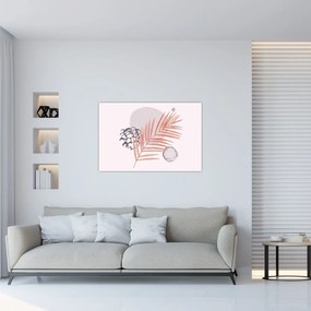 Kép - Lila minimalizmus N⁰3 (90x60 cm)