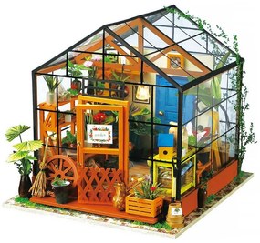 Robotime játék - miniatűr ház Üvegház
