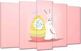 Vászonkép 100x60 Nyúl Húsvét