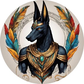 PIPPER. Kör alakú falmatrica "Anubis" Méret: 100cm