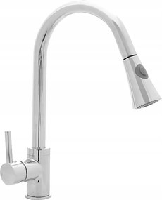 Csaptelep Kihúzható Kifolyócső Gránit Mosogató Króm