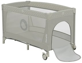 Lionelo - Utazóágy FLOWER Cappuccino