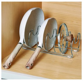 Fedő- és serpenyőtartó állvány Classico – iDesign