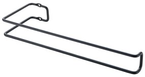 Fekete fali papírtörlő tartó - Metaltex