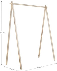 Hongi borovi fenyő ruhatartó állvány - Karup Design