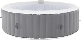 Felfújható pezsgőfürdő, fehér/szürke, 4-6 személy, 1000 l, KAMINO NEW TYP 2