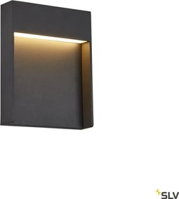 SLV FLATT 1002952 Fali lámpa 1x14W/LED 3000/4000K 460LM IP65