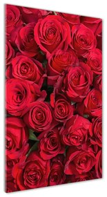 Egyedi üvegkép Vörös rózsák osv-67561194