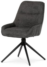Scaun de sufragerie pivotant 180° gri HC-535