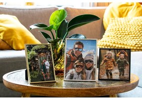 Fekete fém álló-fali képkeret 16x16 cm Sweet Memory – Zilverstad