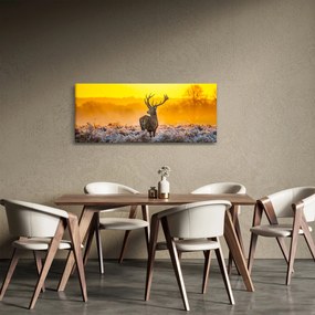 Kép - Szarvas napfelkeltekor (120x50 cm)