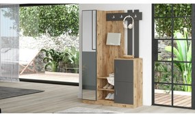 Dano Atlanitc Pine and Anthracite előszoba szett