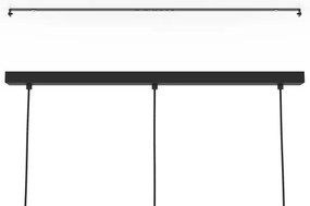 Eglo 43752 - Csillár zsinóron BRAMERTON 3xE27/40W/230V