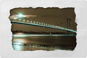 Poszterek 90x60 Kék fények a hídon