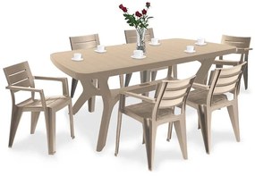 Juliemore 6+1 kerti bútor garnitúra szett