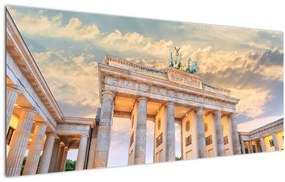 Kép - Brandenburgi kapu, Berlin, Németország (120x50 cm)