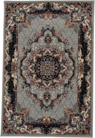 Perzsa szőnyeg szürke Tabriz 80x120 minőségi akril szőnyeg
