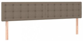 2 db tópszínű szövet fejtámla 100x5x78/88 cm
