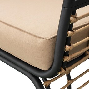Bézs fém kerti fotel Paros – Garden Pleasure
