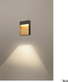 SLV FLATT 1002953 Fali lámpa 1x14W/LED 3000/4000K 500LM IP65