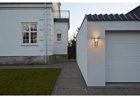 Nordlux - Kültéri fali lámpa LONSTRUP 1xE27/60W/230V IP44 ezüst