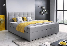 GLOS kárpitozott boxspring ágy, 180x200, cosmic 160