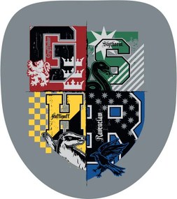 Harry Potter Grey Crest formapárna, díszpárna 32x35 cm