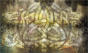 Fotótapéta kelta dísz állatok etno boho loft vinil 368x254 +ragasztó