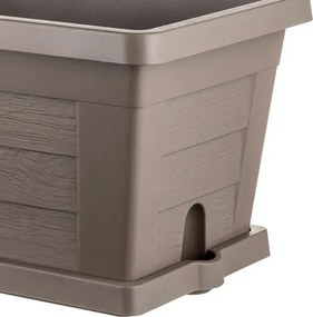 Bama Legno kerti nagy térfogatú virágláda cappuccino, 60 x 30 x 25 cm, 60 cm