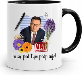 Bögre Fekete Politikusok Miniszterelnök Mateusz Morawiecki