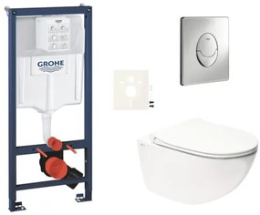 Függesztett WC-készlet könnyű falakhoz / előfalra szerelhető SAT Infinitio SIKOGRSIN11SA