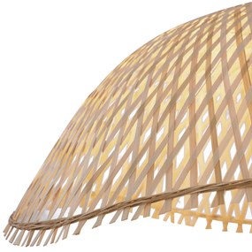 Boho stílusú függőlámpa fekete bambusszal - Lily