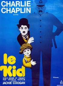 Művészeti fotózás Charles Chaplin, Le Kid, (30 x 40 cm)