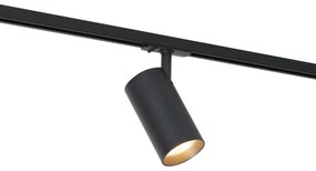 Modern fekete spotlámpa 1 fázisú sínrendszerhez, LED-del - Iconic Mark