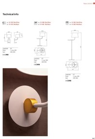 Redo 01-1980 - Asztali lámpa MORRIS 1xE27/42W/230V fehér
