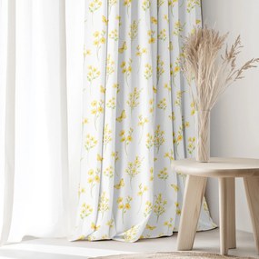 Goldea dekor függöny - sárga rét 180x150 cm