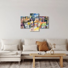 Kép - esős este (90x60 cm)