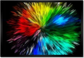 Poszterek keretben 60x40 Színes robbanás Színek