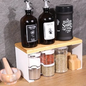 Shelves - 2 Konyhai tároló 30x14x14 Fehér N