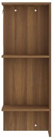 barna tölgyszínű szerelt fa előszobaszekrény 97,5 x 37 x 99 cm